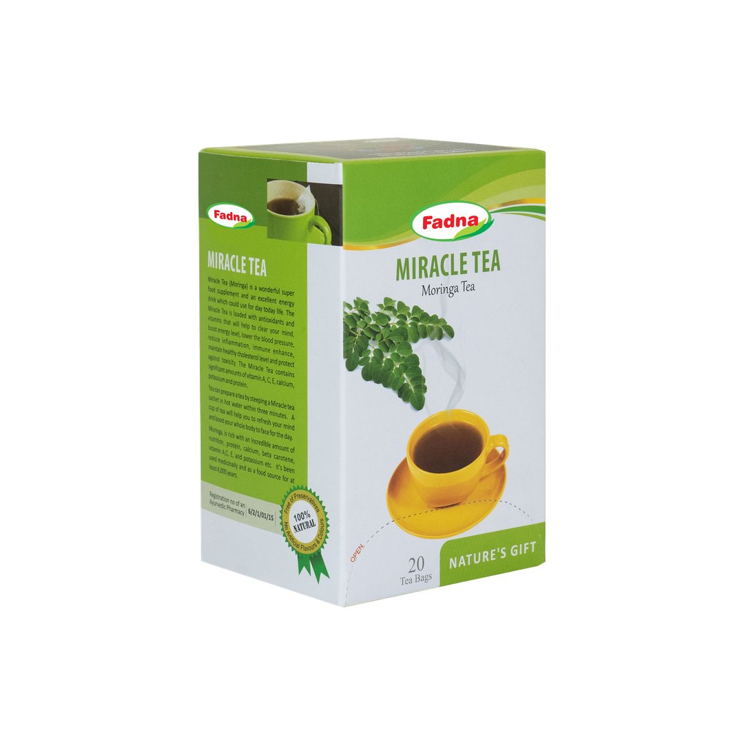 Fadna Miracle Tea packaging on a white background