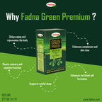 Fadna Green Premium Tea natural product for refreshing balance, focus, and youthful energy