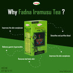 Fadna Ranawara Tea – a traditional Sri Lankan herbal drink known for its naturally cooling nature, gentle cleansing feel, and refreshing taste that supports body comfort, clear skin, and relaxation